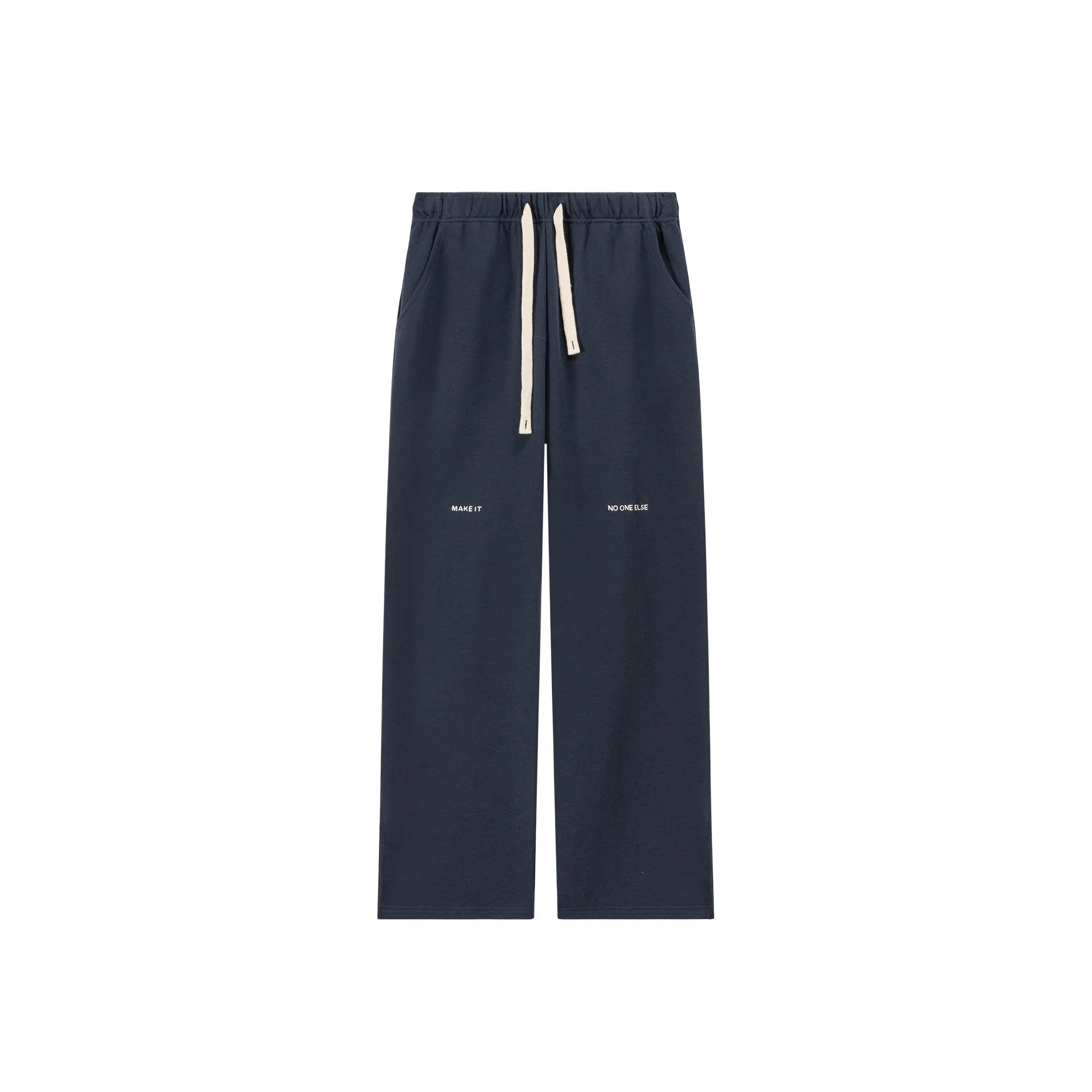 Side Slits Straight Jogger Pants