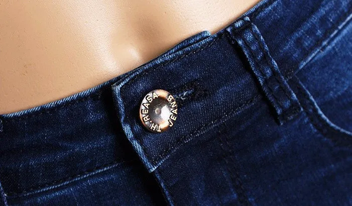 Spring Women's Slim Skinny Hole Denim Jeans