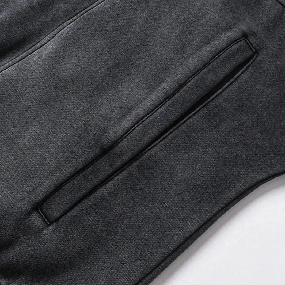 Washed Button Up Oversized Hoodie