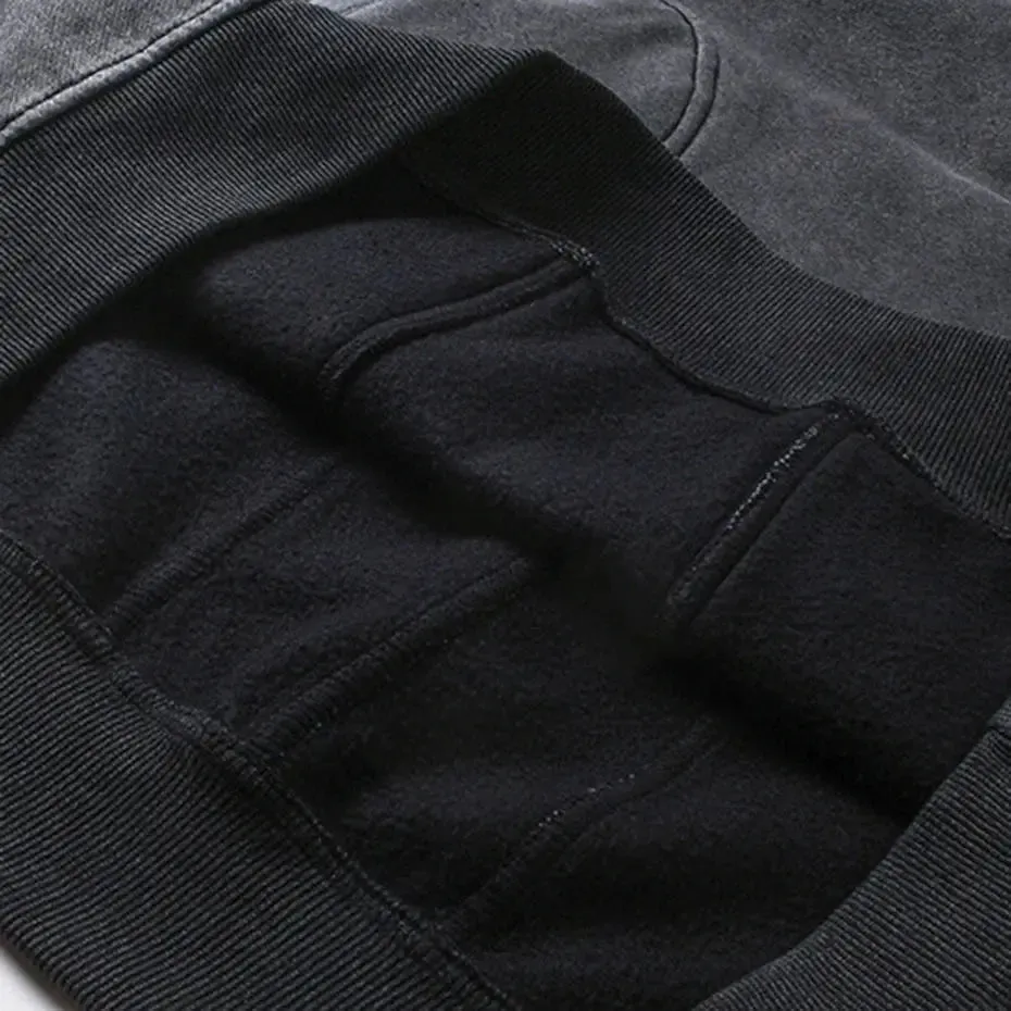 Washed Button Up Oversized Hoodie