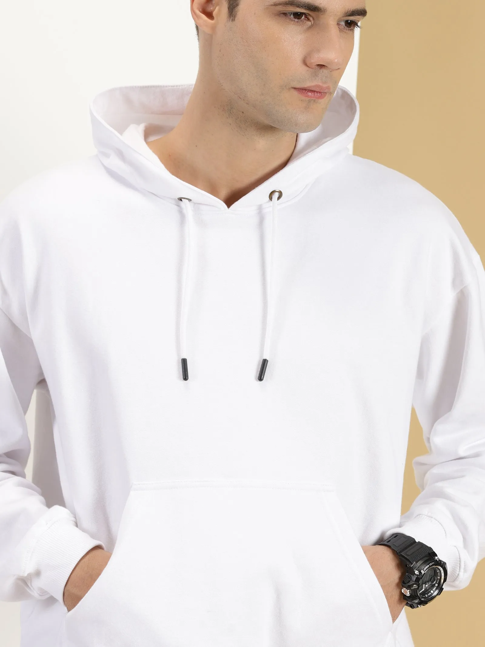 White Oversized Hoodie