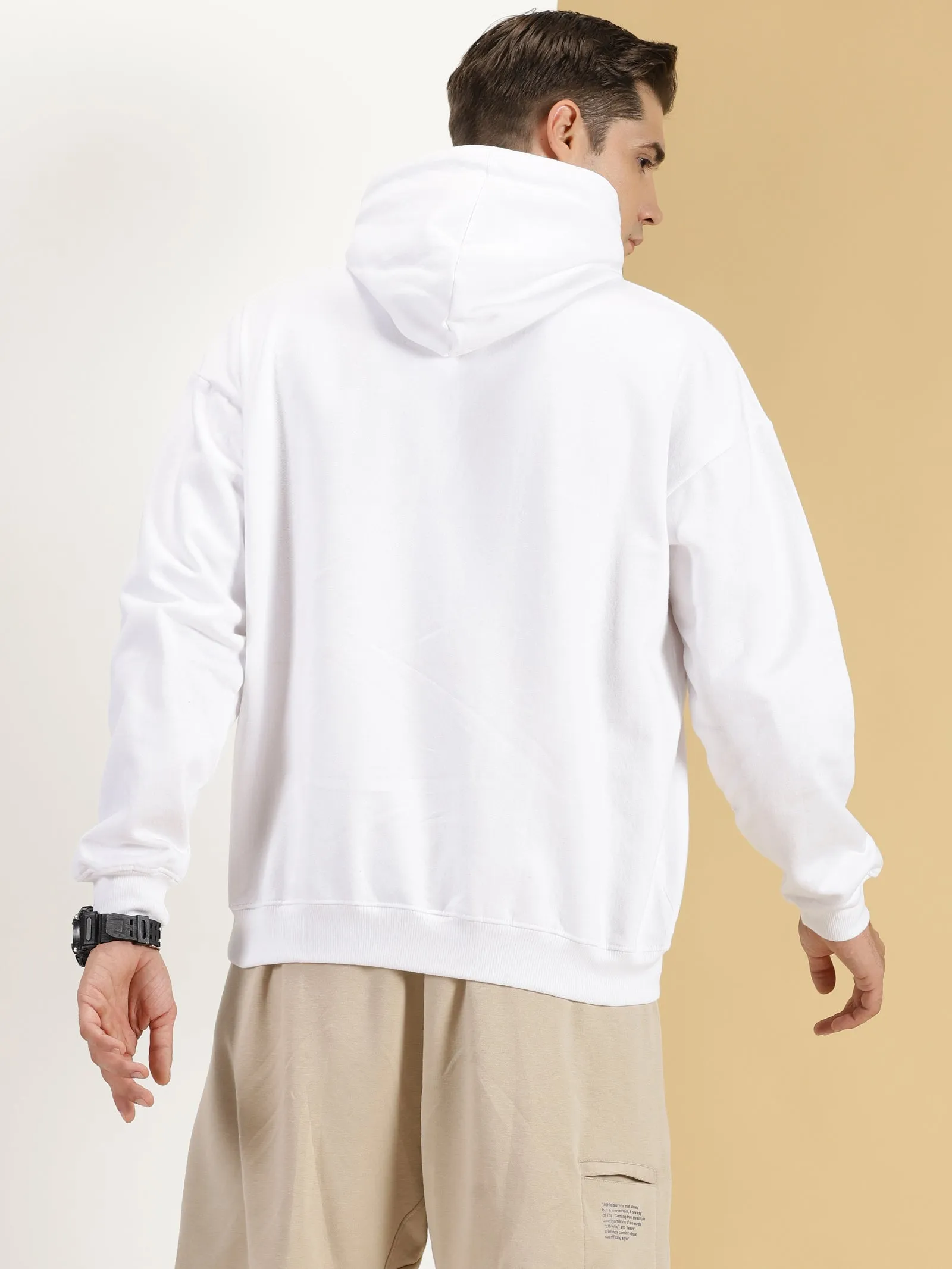 White Oversized Hoodie