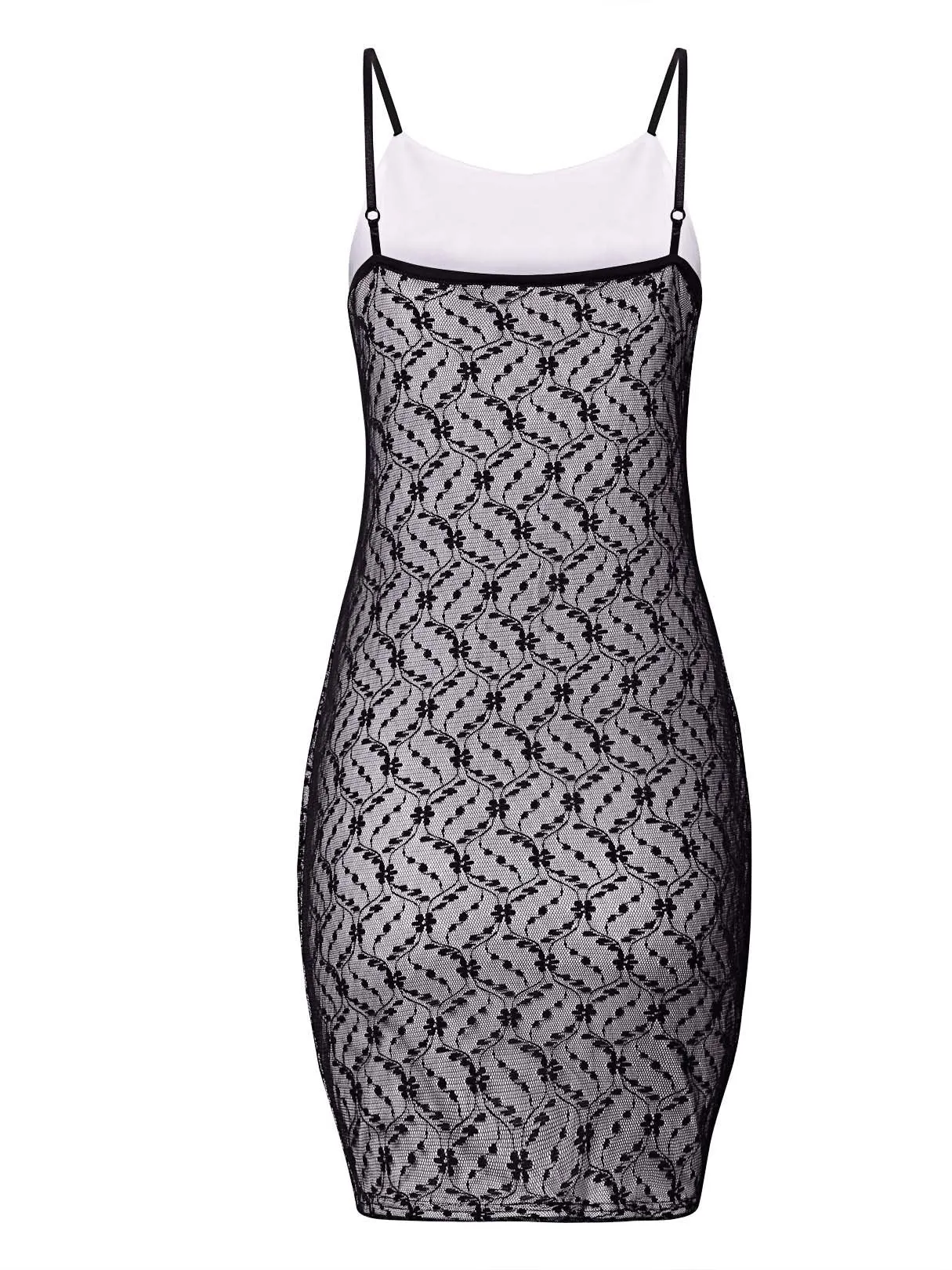 Wholesale Black Sleeveless Lace Cut Out Bodycon Dresses