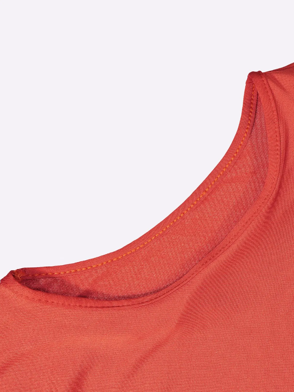 Wholesale Orange Round Neck Short Sleeve Bodycon Dresses