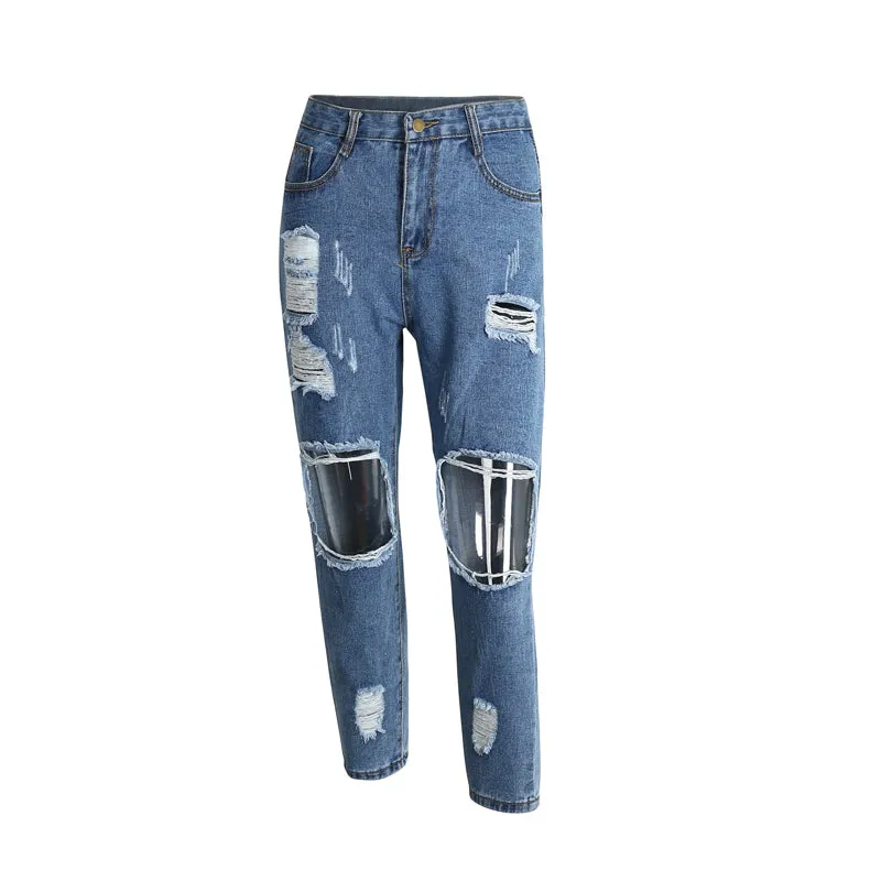 Women's Casual Boyfriend Jeans