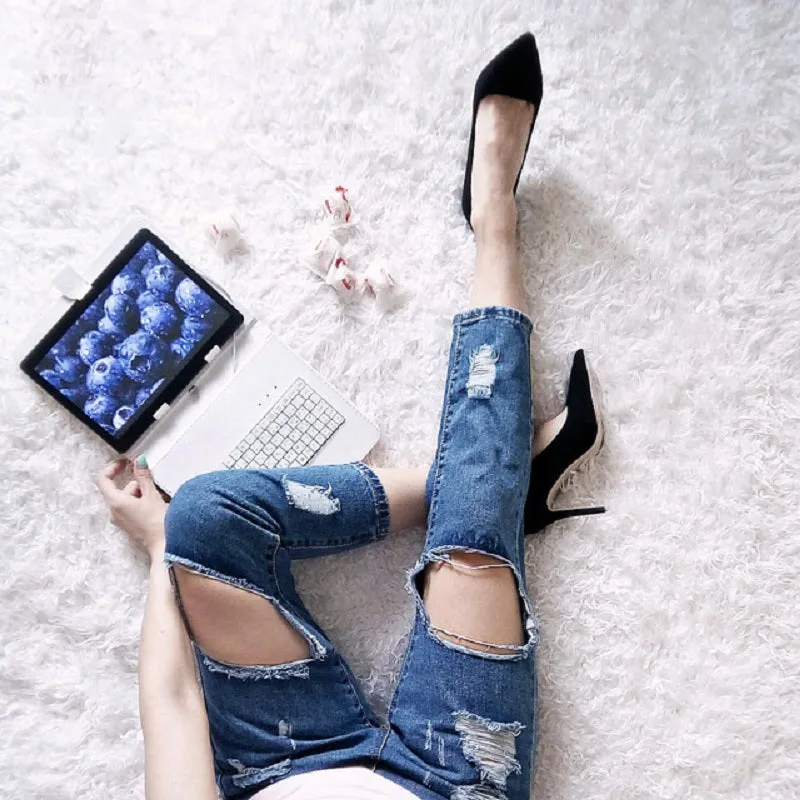 Women's Casual Boyfriend Jeans