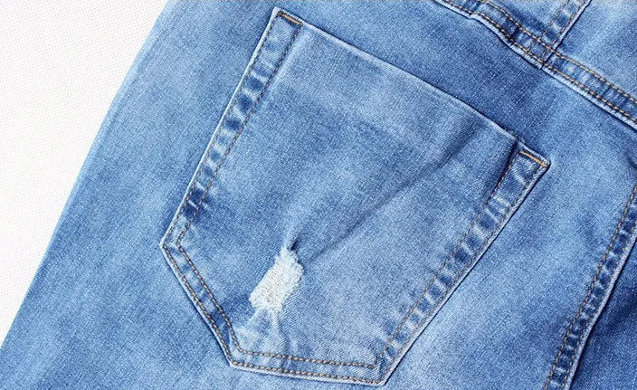 Women's Fashion High Waist Cotton Denim Jeans