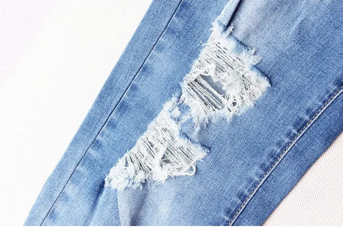Women's Fashion High Waist Cotton Denim Jeans