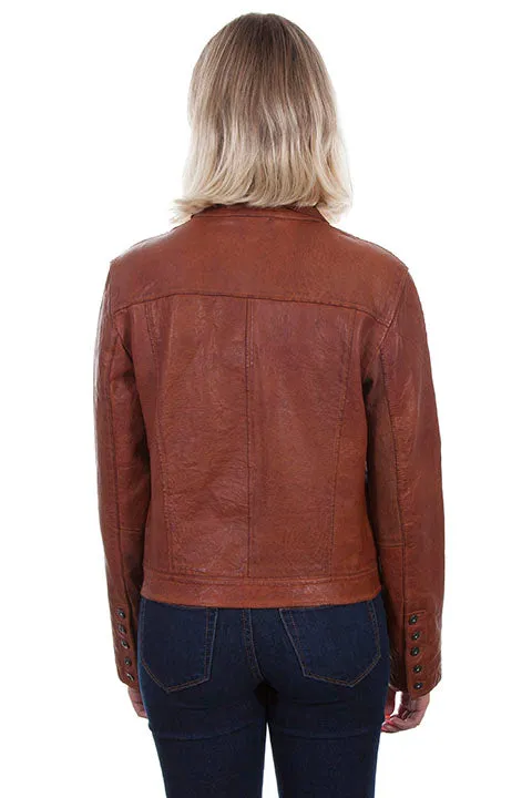 Women's Leather Jacket Collection: Scully Jean Design