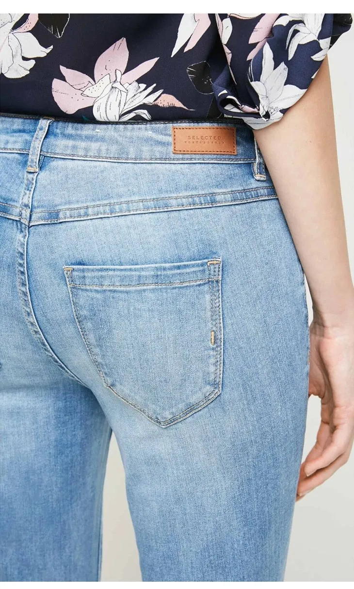 Women's Spring/Summer Casual Cotton Short Jeans