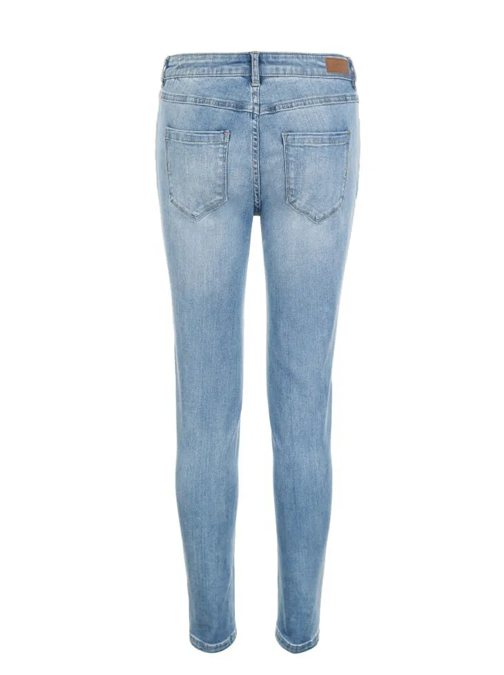 Women's Spring/Summer Casual Cotton Short Jeans